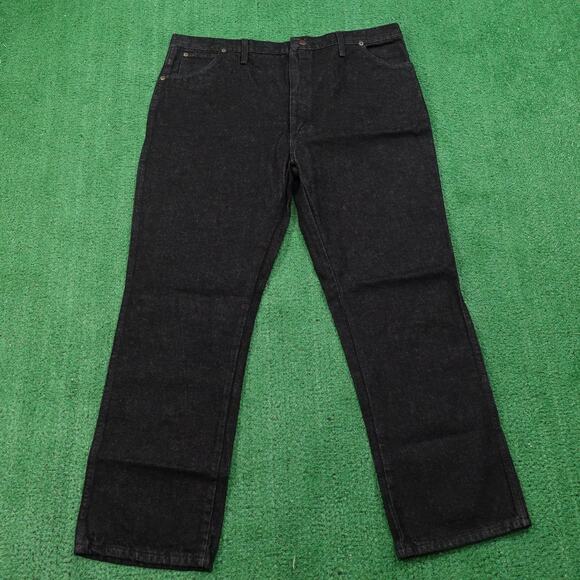 Vintage Rustler Legendary Gold Jeans 42x30 Denim Straight Leg Made USA DEADSTOCK - Picture 1 of 9